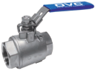 1/2"  2 Piece Ball Valve 316 Threaded